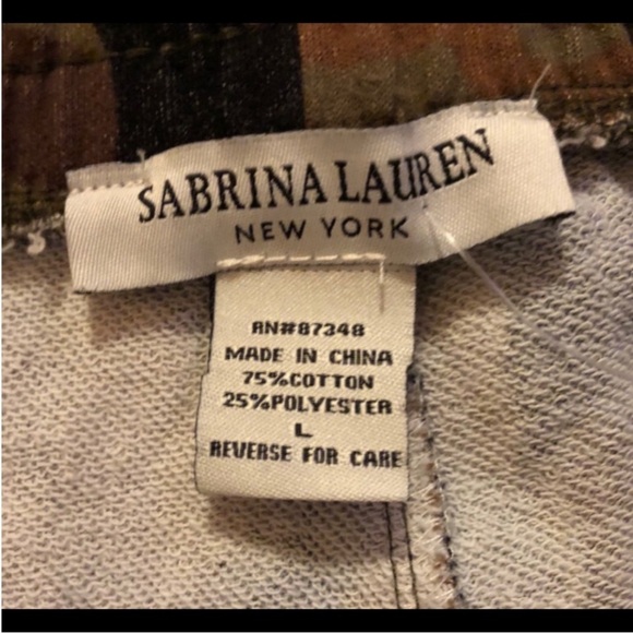 NWOT Sabrina Lauren Camouflaged joggin suit. - Picture 6 of 6